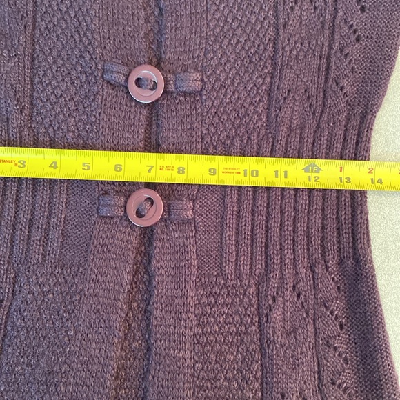 Jana - knit cardigan with button closure. Size M - Picture 7 of 9